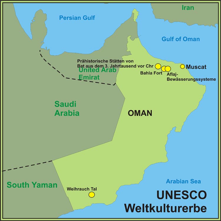 UNESCO Weltkulturerbe in Oman
